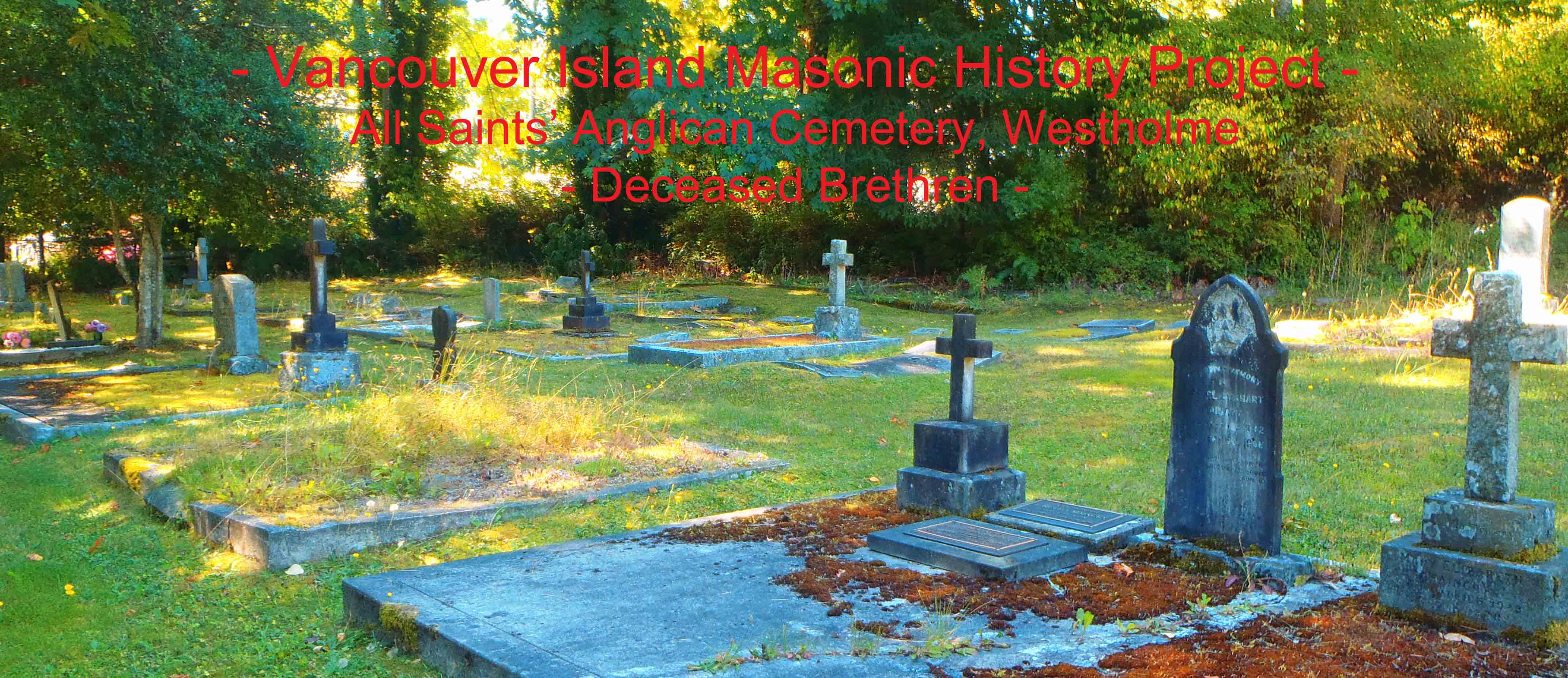 All Saints' Anglican cemetery, Westholme, B.C.